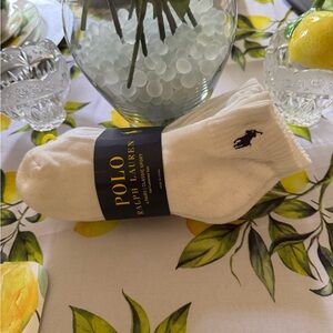 Ralph Lauren White Casual Socks